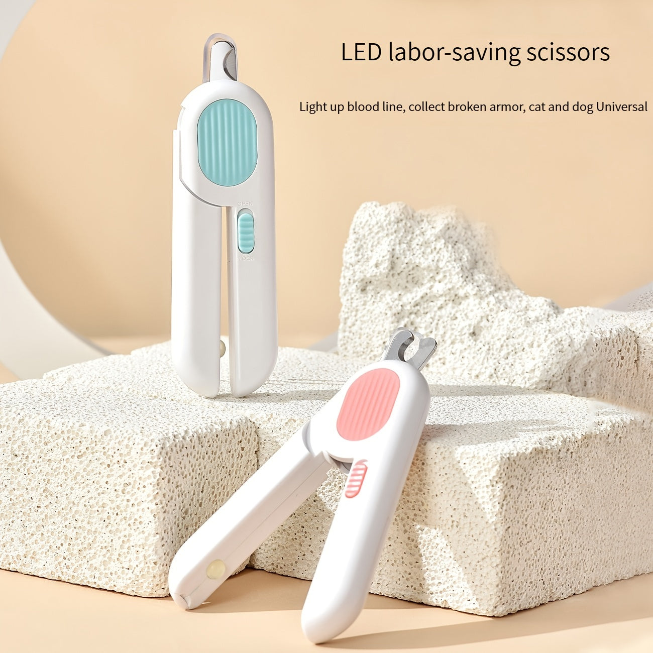 Dog And Cat Nail Clippers, Pet Nail Trimmers With LED Light, And Circular Cut - hole Cat Paw Cutter Dogs Nail Cutter Avoid Excessive Cutting - 5 - CJ