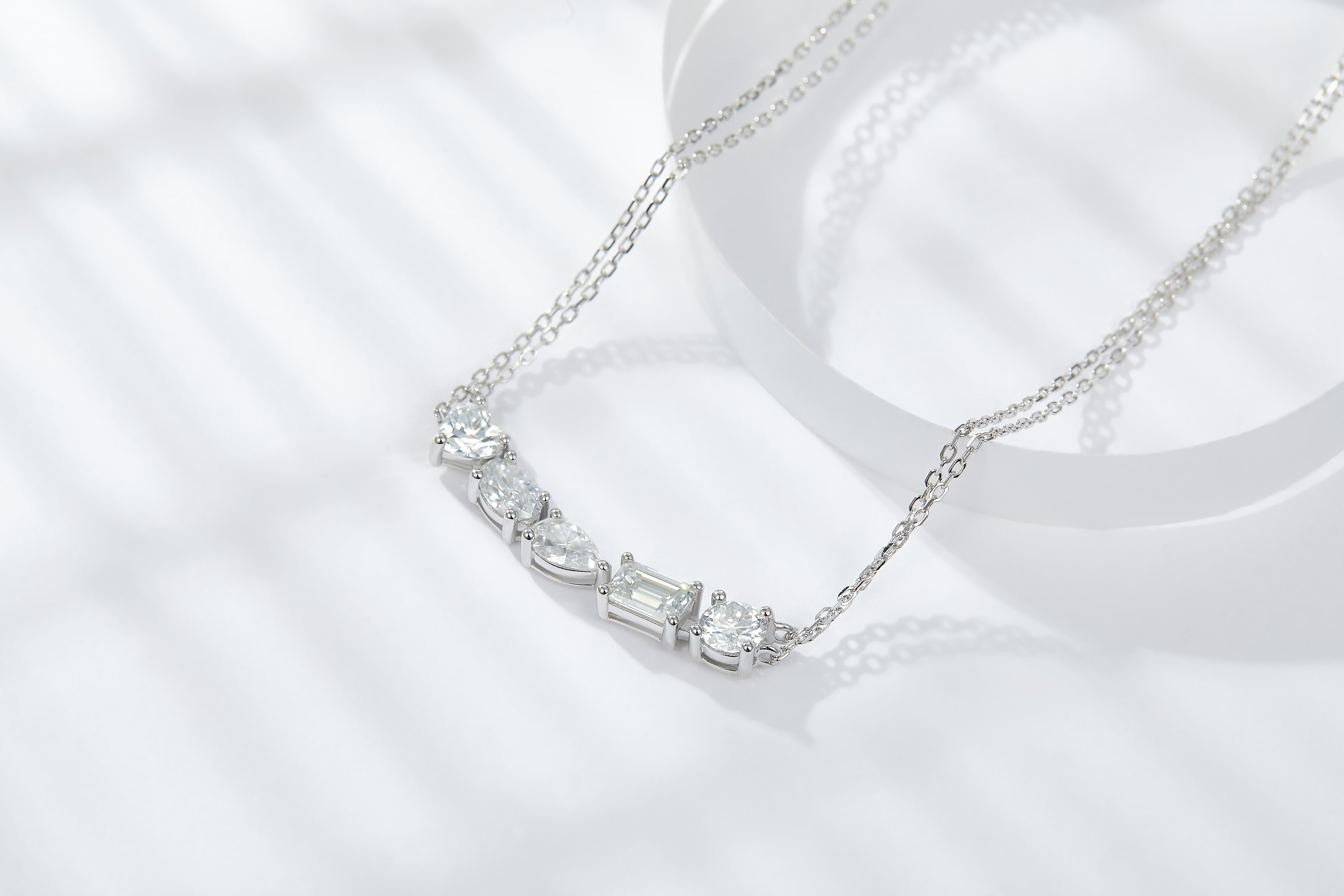 1Galaxy - A Fashionable And Luxurious Diamond Jewelry Pendant Set With Moissanite S925 Sterling Silver And Platinum Plating Prohibit TikTok sales - 5 - CJ