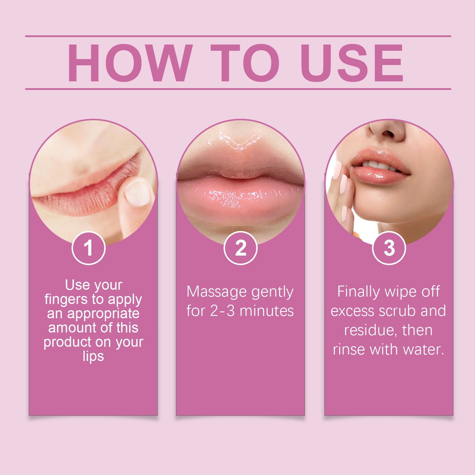 Wiyun Lip Scrub, Gentle Exfoliating And Hydrating Care Moisturizing And Tender Lip Scrub - 5 - CJ