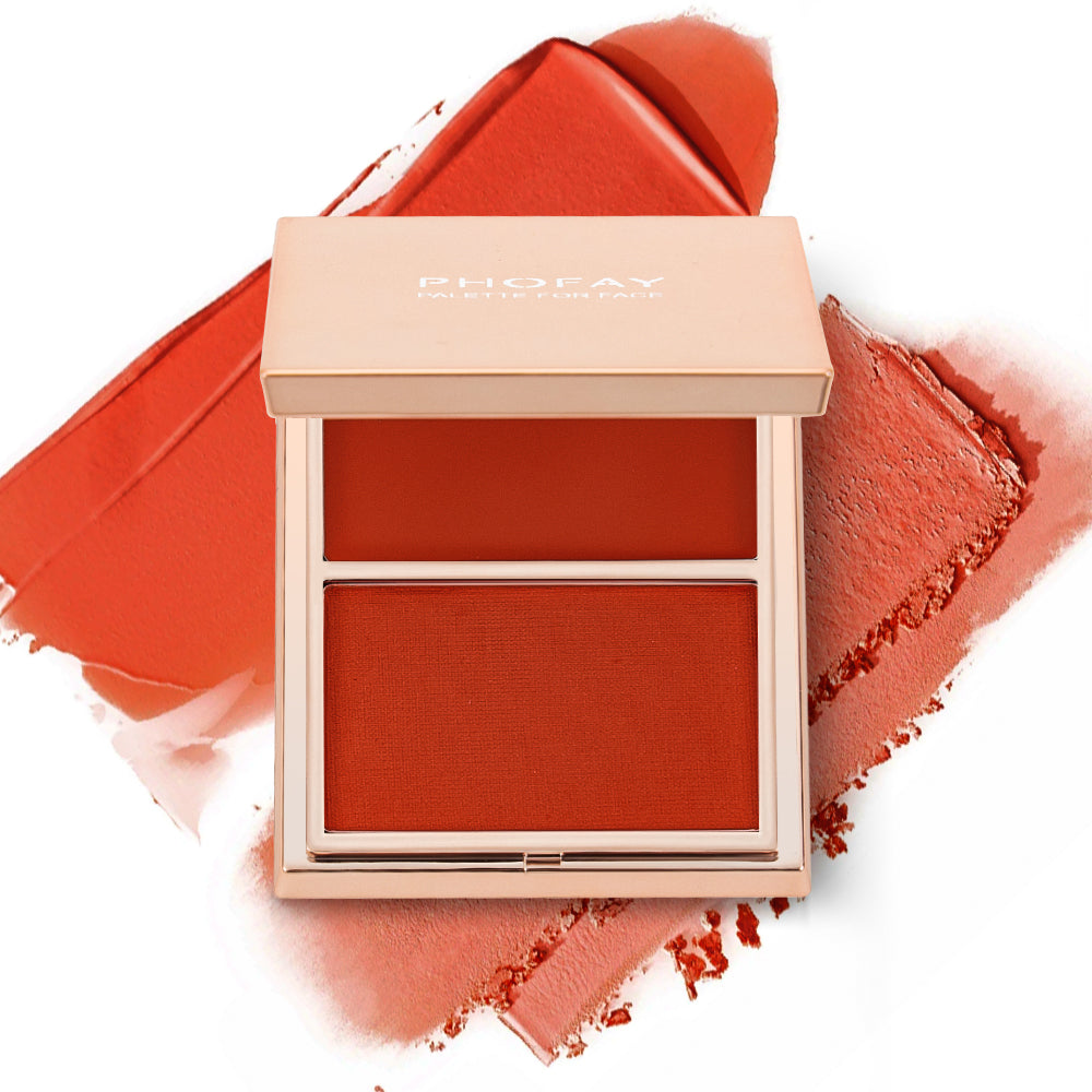 PHOFAY Double - Take Cream & Powder Blush Duo - 4 - CJ - 1PCS - 03 - CJCZ204749103CX