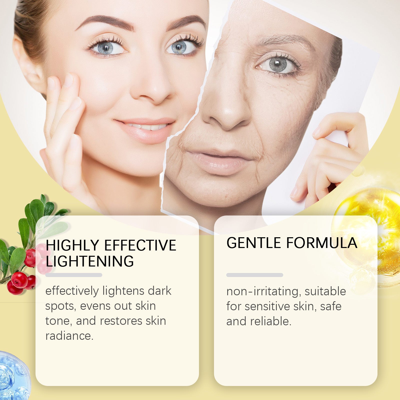 Hoygi Facial Care Essential Oil, Gently Moisturizes, Moisturizes, Tightens, Hydrates, Brightens, Hydrates And Tender Skin Essence - 5 - CJ
