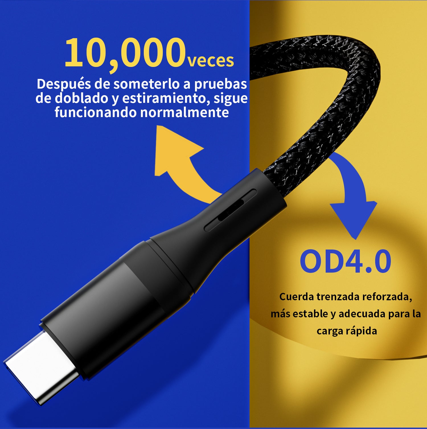 L202 USB - C Cable 2.4A 1M Black USB 3.0 UWINN - 5 - CJ