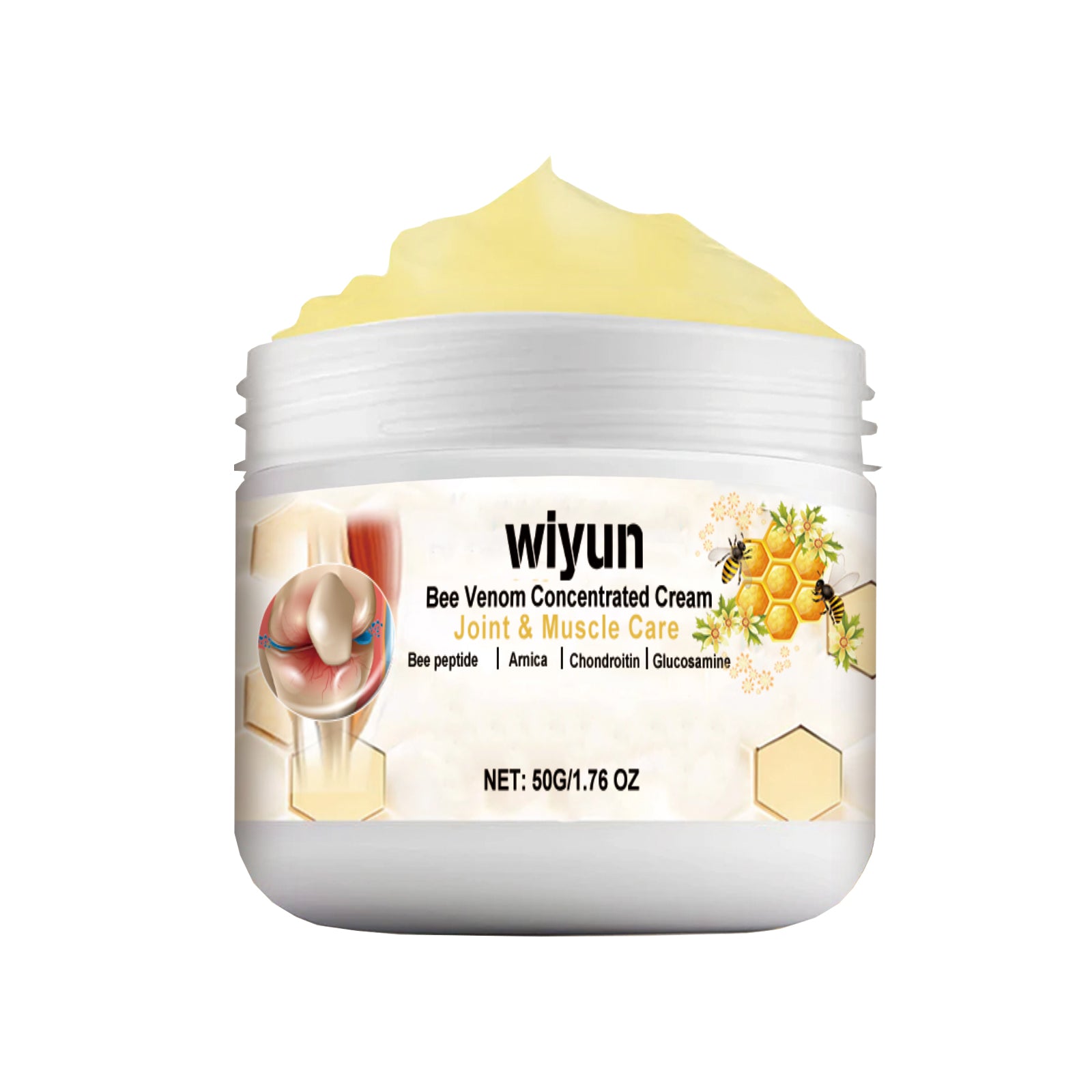 Wiyun Bee Venom Body Care Cream, Gently Moisturize And Apply Topical Repair Cream For Wrist And Knee Body Massage - 5 - CJ