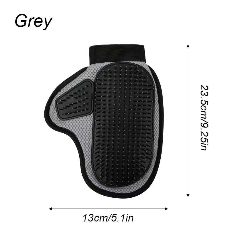 Cat Hair Removal Glove Pet Supplies Bath Massage Jerking Gloves Cat Dog Massage Bathing Cleaning Grooming Supplies Silicone Hair Sticking Removal Brush - 5.0 - CJ