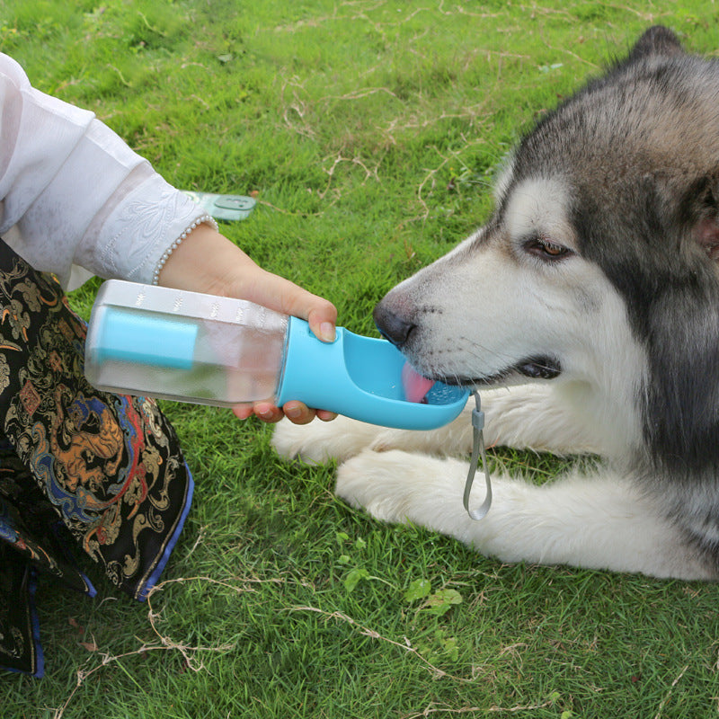 Portable Cat Dog Water Bottle Food Feeder Drinker Poop Dispenser 3 In 1 Leak - proof Multifunctional Dog Water Bottle Pet Products - 0 - CJ
