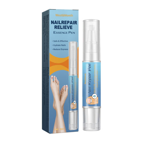 West&Month Nail Repair Relieve Essence Pen, Moisturizing Repair Hand And Foot Inlay Nail Thickening Grey Nail Correction Pen - 5 - CJ