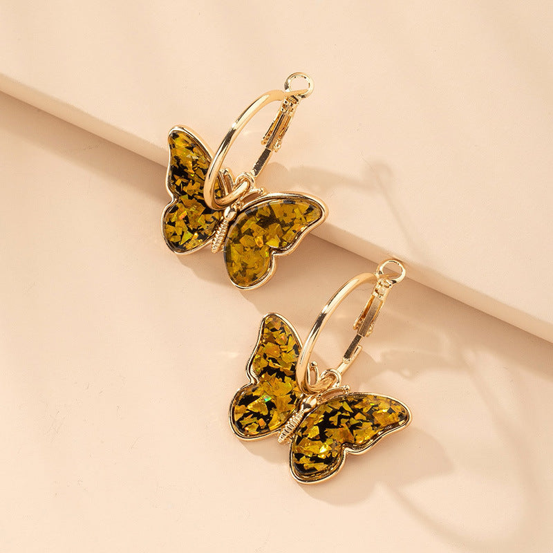 Fashion Simple Women Butterfly Studs - 0 - CJ