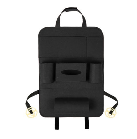 Auto Car Backseat Organizer Car - Styling Holder Multi - Pocket Seat Wool Felt Storage Multifunction Vehicle Accessories Bag - 0 - CJ - Dark grey - 400x550mm - CJQCNBQC00045 - Dark grey - 400x550mm