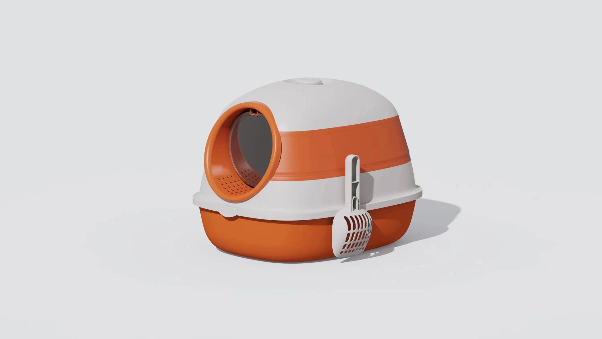 Soft Plastic Collapsible Cat Litter Basin Fully Enclosed - 0 - CJ