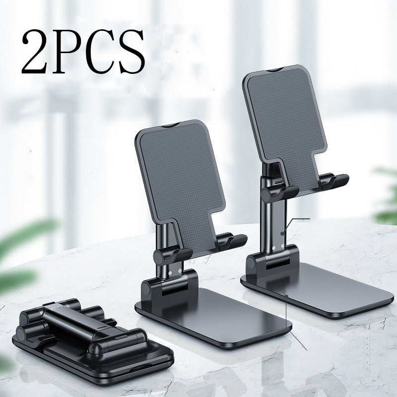 Adjustable Cell Phone Stand Tablet Holder Bracket Mount - 0 - CJ - Alloy 2pcs Black - CJSJSJSJ01418 - Alloy 2pcs Black