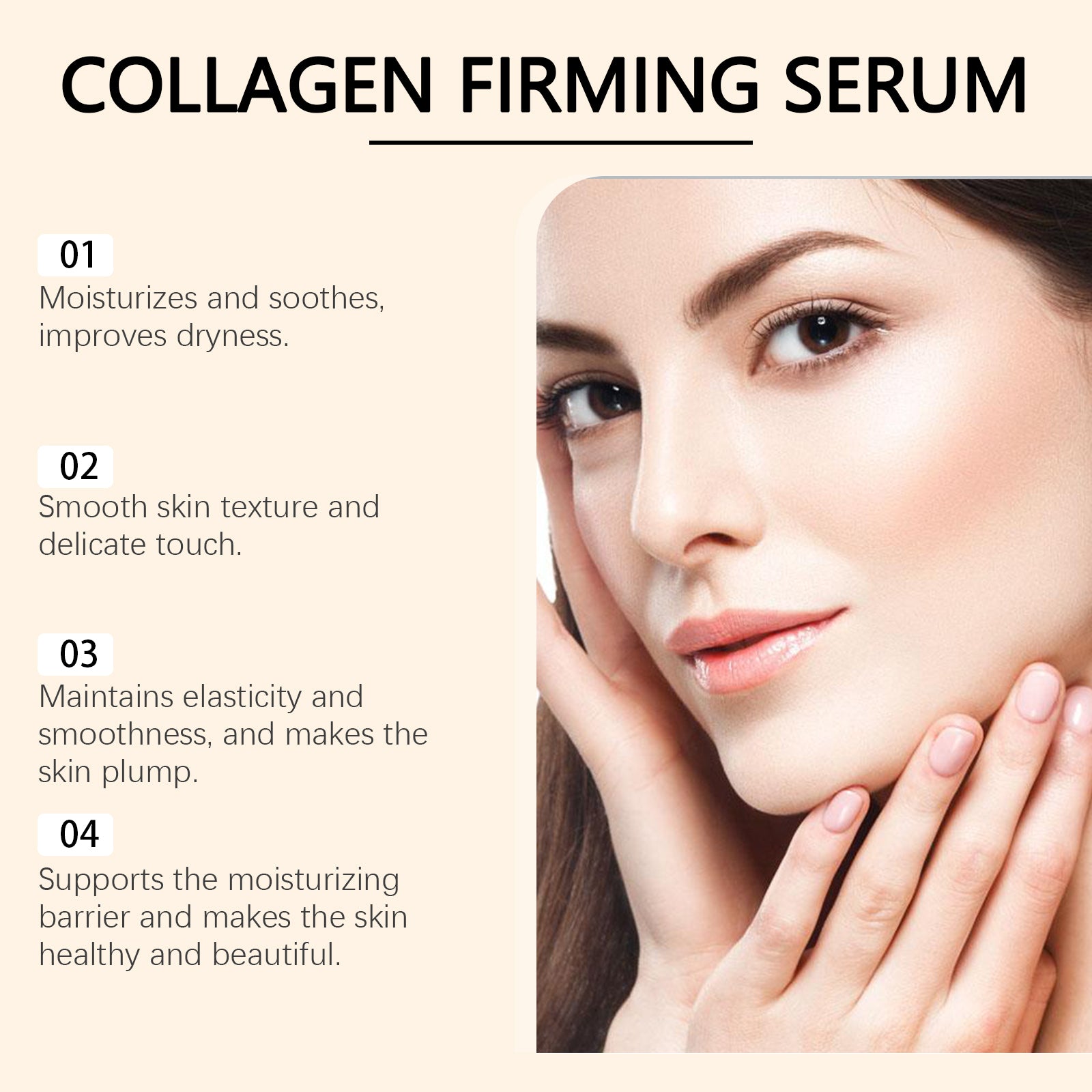 Hoygi Collagen Firming Essence, A Long - Lasting Moisturizing, Smooth, Elastic And Delicate Skin Care Essence - 5 - CJ
