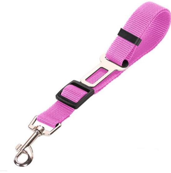 Pet Car Seat Belt Pet Leash - 0 - CJ - Pink - Uniform code - CJJJCWGY00012 - Pink - Uniform code