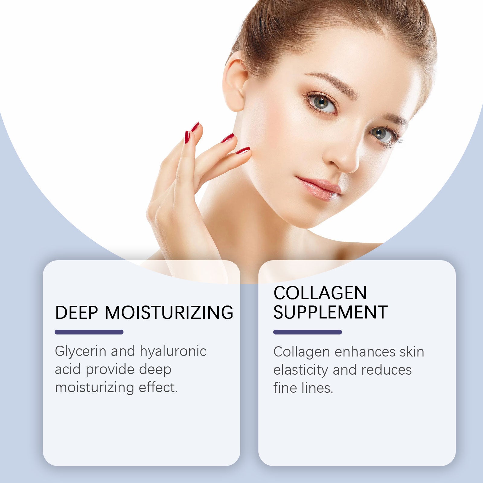 OUHOE Facial Moisturizer, Hydrating And Moisturizing Facial Skin Firming Hydrating And Brightening Repair Cream - 5 - CJ