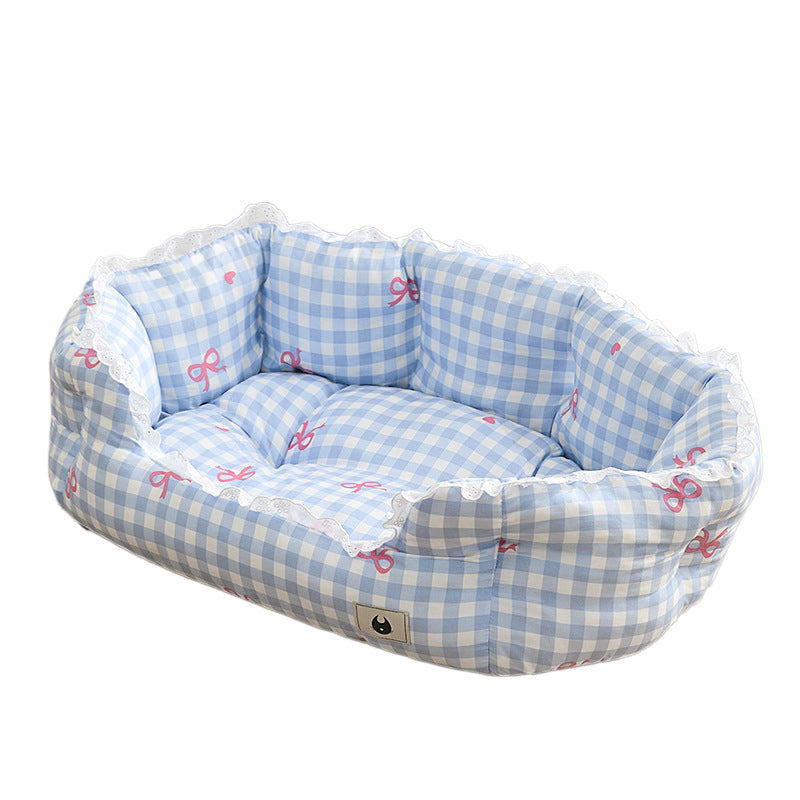 Semi - enclosed Pet Kennel For Small Dogs In All Seasons Of Summer - 0 - CJ