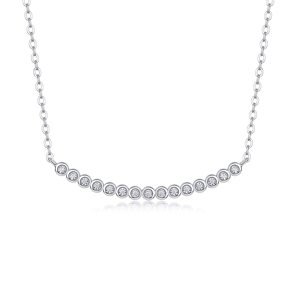 1Floating World - Fashionable And Luxurious Diamond Jewelry Pendant Set With Moissanite S925 Sterling Silver And Platinum - plated Prohibit TikTok sales - 5 - cj