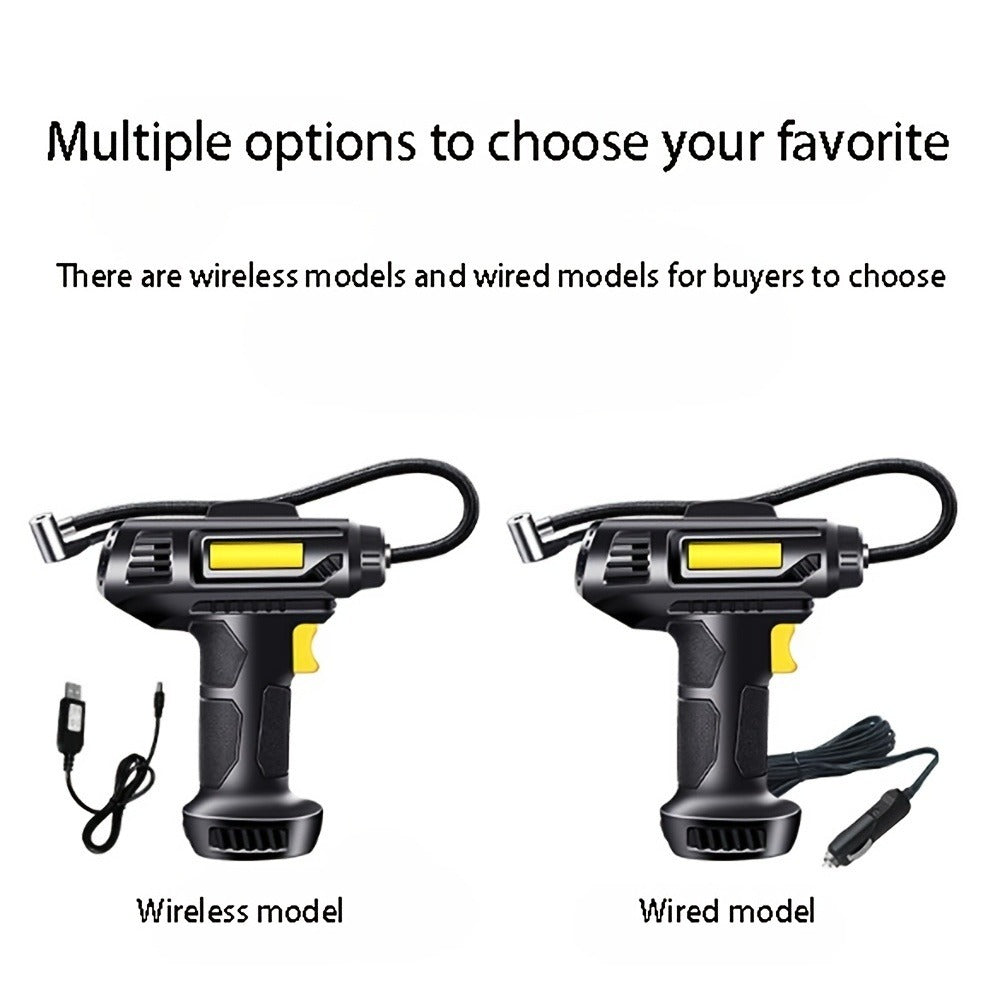 Car Tire Inflator Wireless Intelligent Digital Display Portable Handheld Car Inflator Bicycle - 5 - CJ