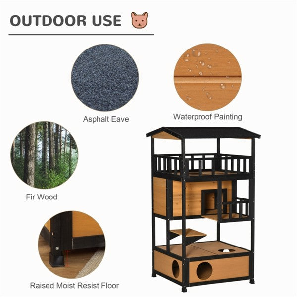 Cat House, Wooden Cat House Amazon Shipping, WalMart Banned, No Shipping On Weekends - 5 - CJ