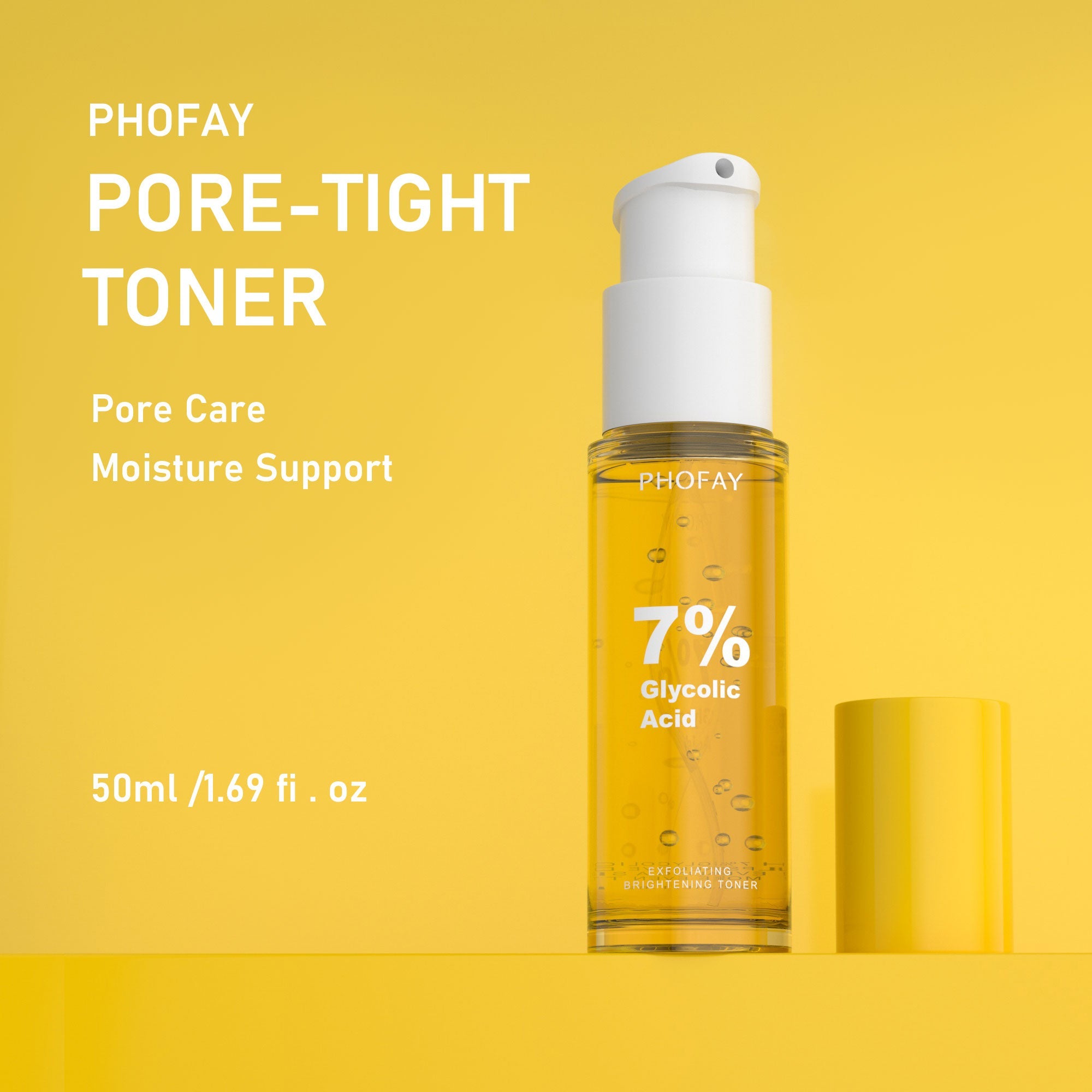 PHOFAY GLYCOLIC ACID AHA EXFOLIATING BRIGHTENING TONER - 4 - CJ