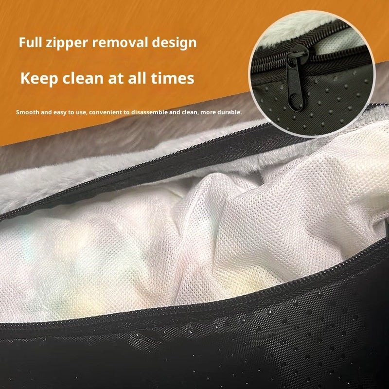 Cat Nest Dehaired Angora Removable Pet Bed Kennel - 0 - CJ