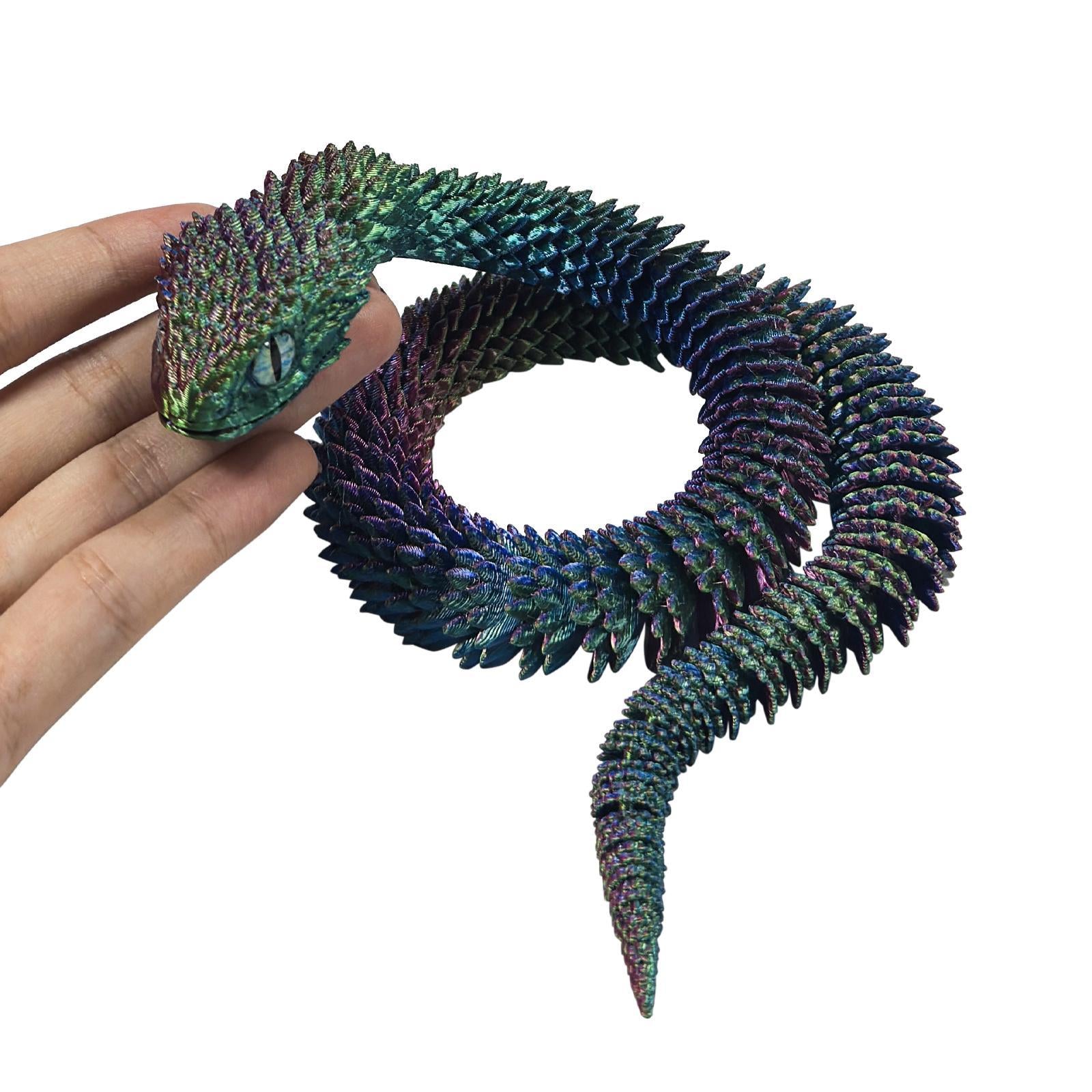 Snake - shaped High - fidelity Fun Ornaments Creative Animal - shaped Living Room And Study Decorations - 5 - CJ
