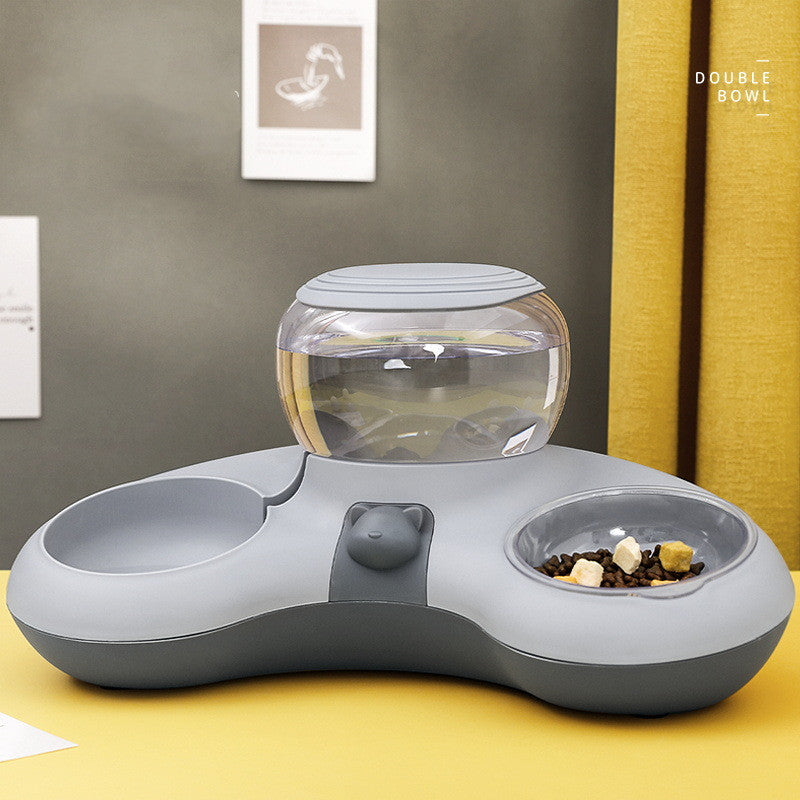 Crescent Automatic Drinking Water And Feeding Double Bowl - 0 - CJ