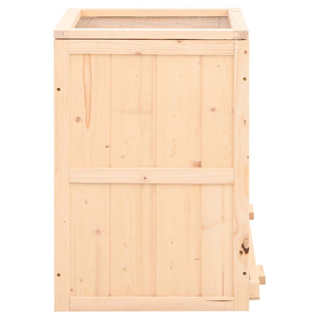 Hamster Cage 81x40x60 cm Solid Fir Wood - 5 - CJ
