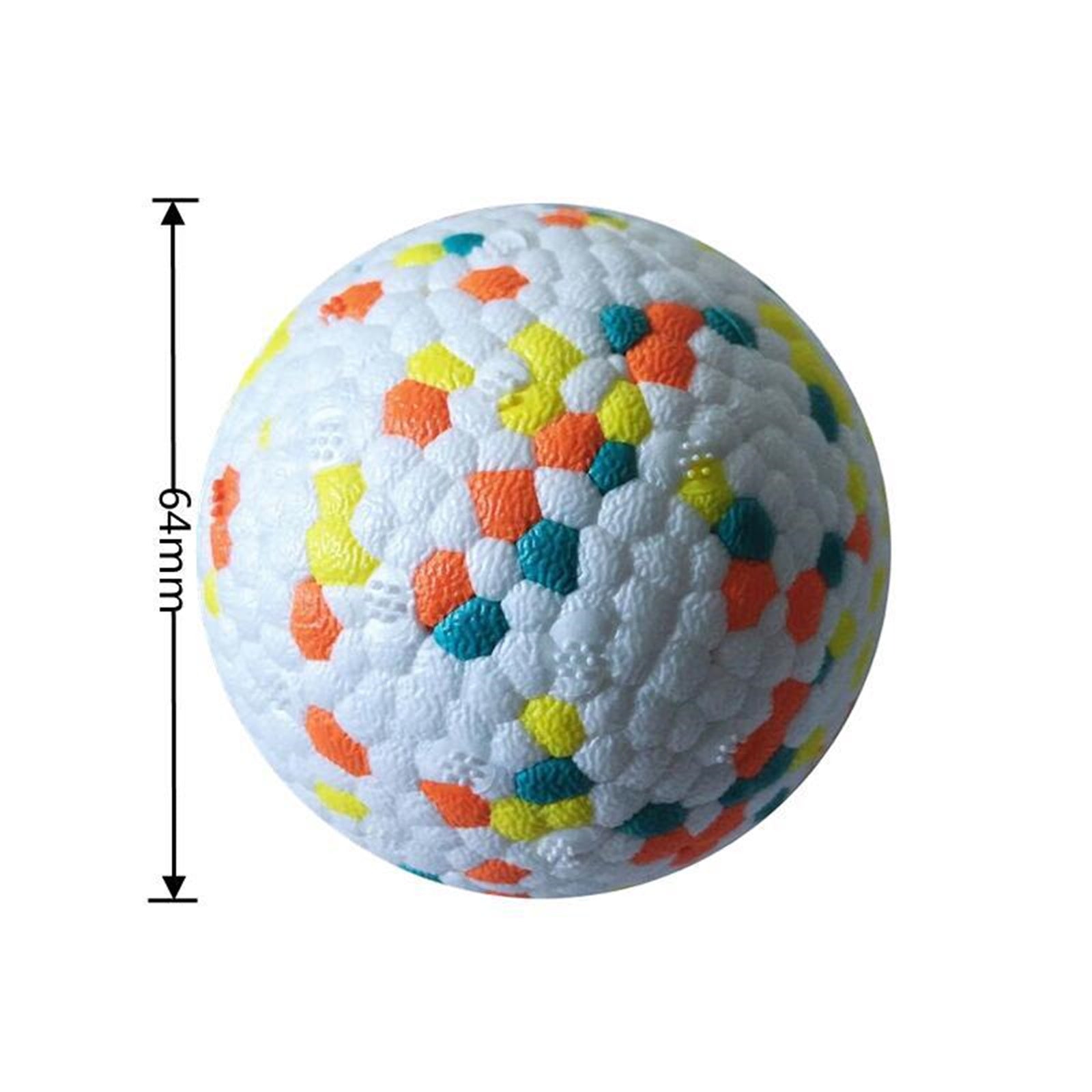 Dog Molars Pet Toy Ball Interactive Training Pet Play Ball Chew Molar Tooth Cleaning Toys Bite Resistant Dog Toys - 0 - CJ - Orange - CJGY118315001AZ