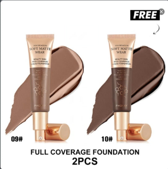 PHOFAY Full Coverage Foundation - 4 - CJ - Set - CJCZ212019611KP