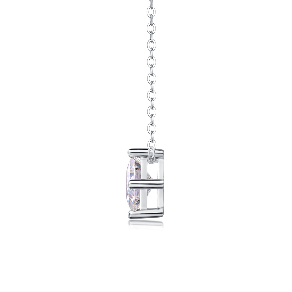 1Stay Together - A Fashionable And Luxurious Diamond Jewelry Pendant Set With Square Moissanite S925 Sterling Silver. Prohibit TikTok sales - 5 - CJ