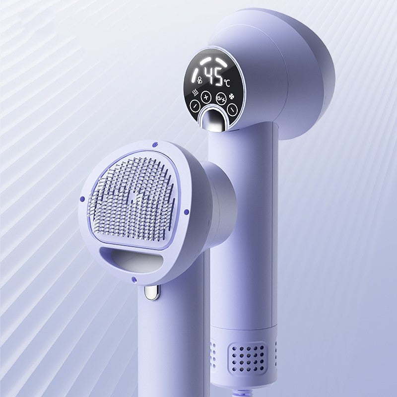 Smart Pet Hair Dryer Dog Golden Retriever Cat Grooming Hairdressing Blow & Comb Silent No Harm Pet Cleaning Supplies Pet Products - 0 - CJ - Purple - CN - CJMY175296003CX