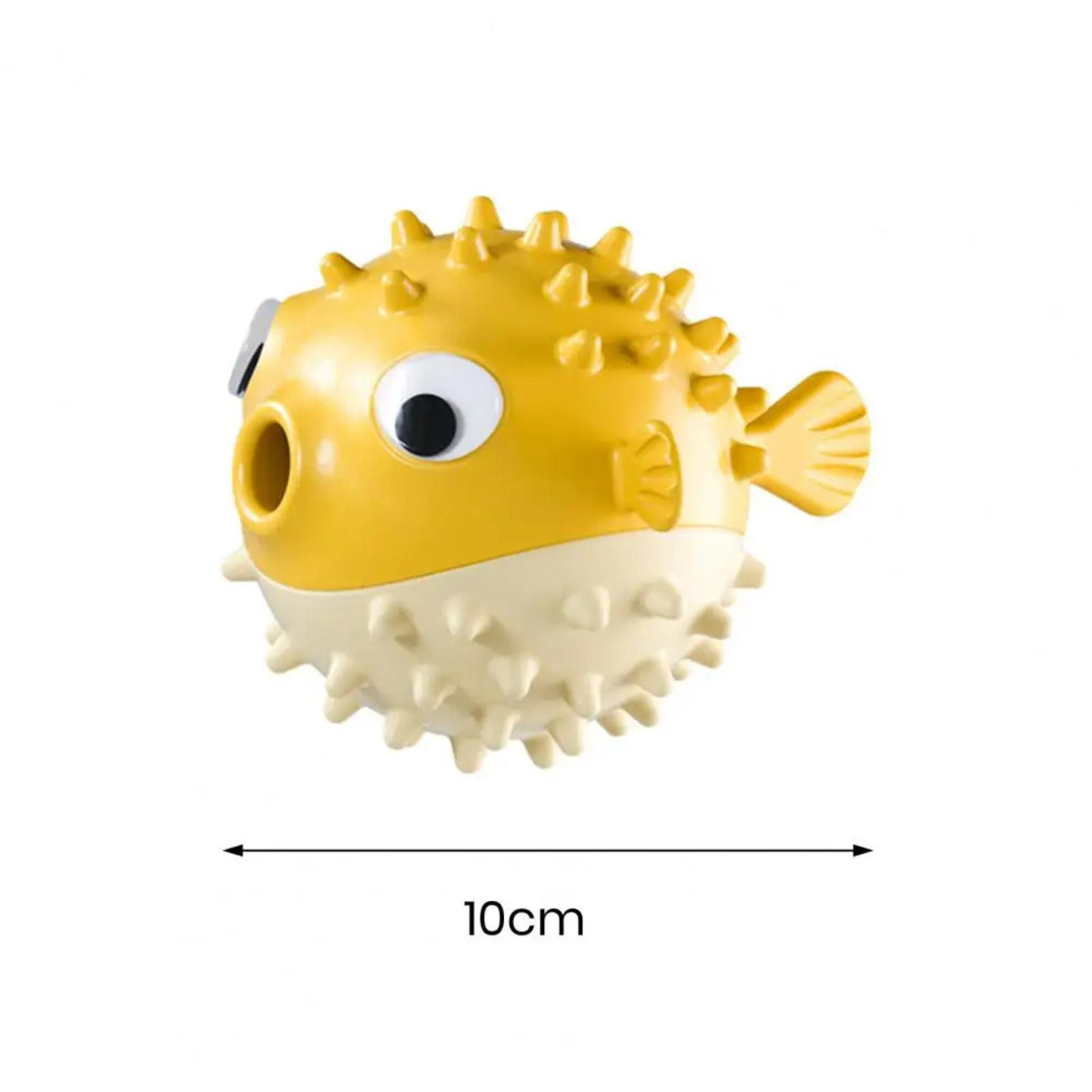 Dog Chew Toys, Dog Squeaky Toys For Aggressive Chewers, Tough Durable Fish Shape Interactive Dog Teeth Grinding Toy For Small Medium Large Puppy Dogs Yellow - 5 - CJ