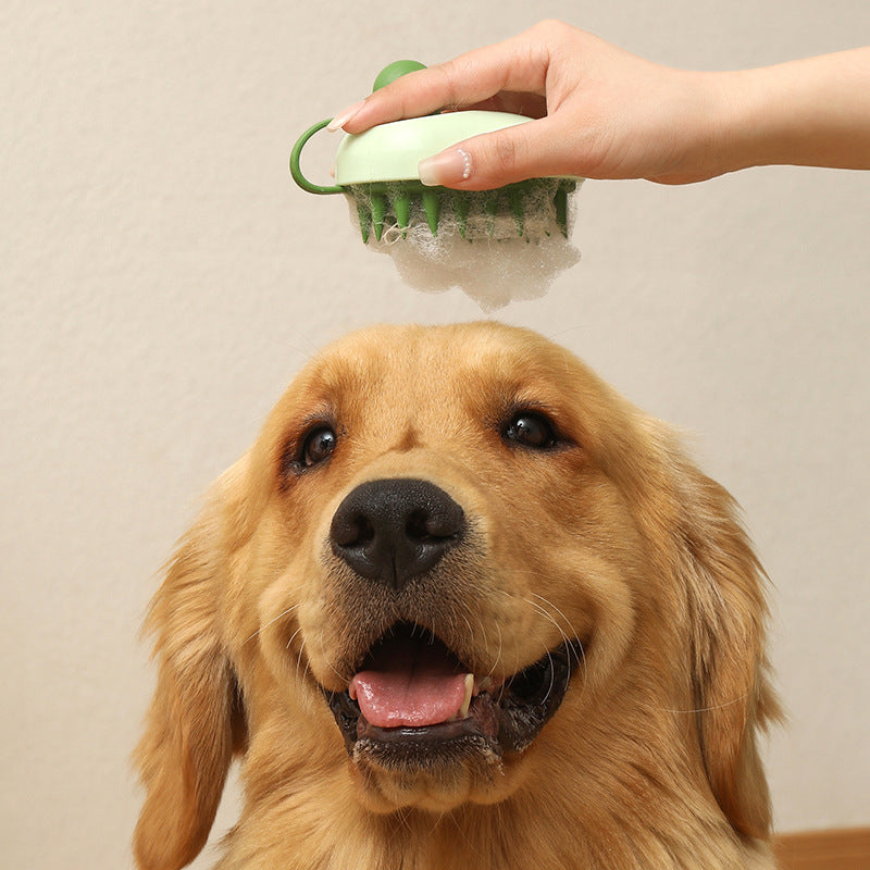 Soft Silicone Pets Hair Remover Comb Handheld Bath Shower Hair Shampoo Massage Brush For Dogs Cats Cleaning Tools Pet Products - 0 - CJ