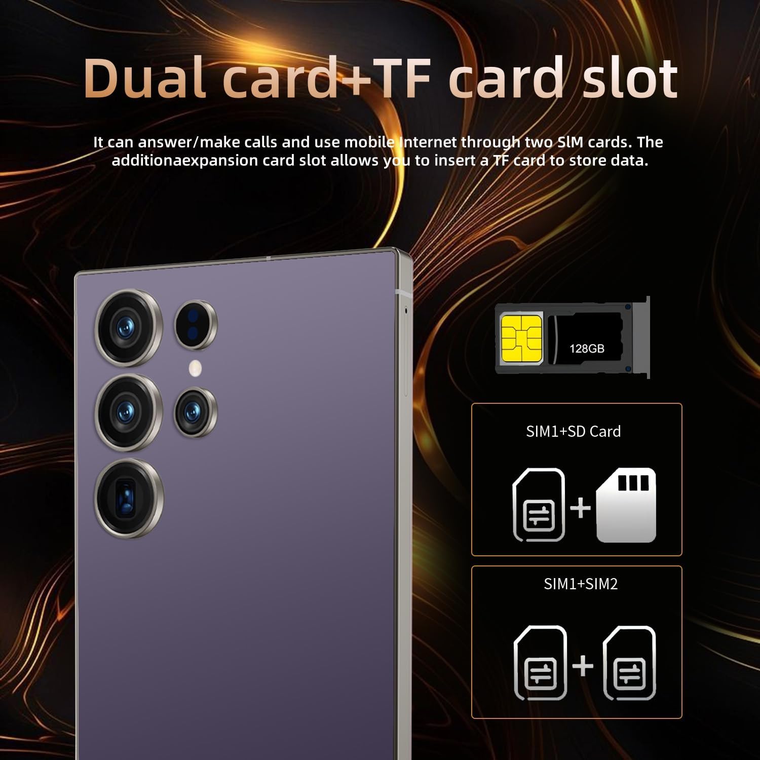 C25 Ultra Cell Phone 5G Unlocked Phone,Smartphone With Tool Pen, Android 15.0 Cell Phone - 5 - CJ