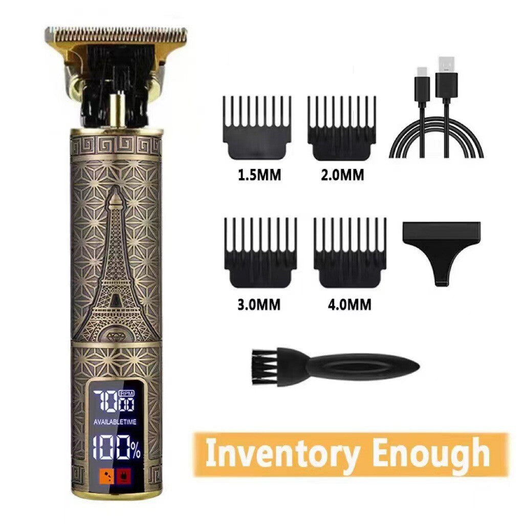 Beard Trimmer Hair Clippers Cordless Rechargeable Hair Cutting Barber Shaving Machine For Men USB Charging - 5 - CJ