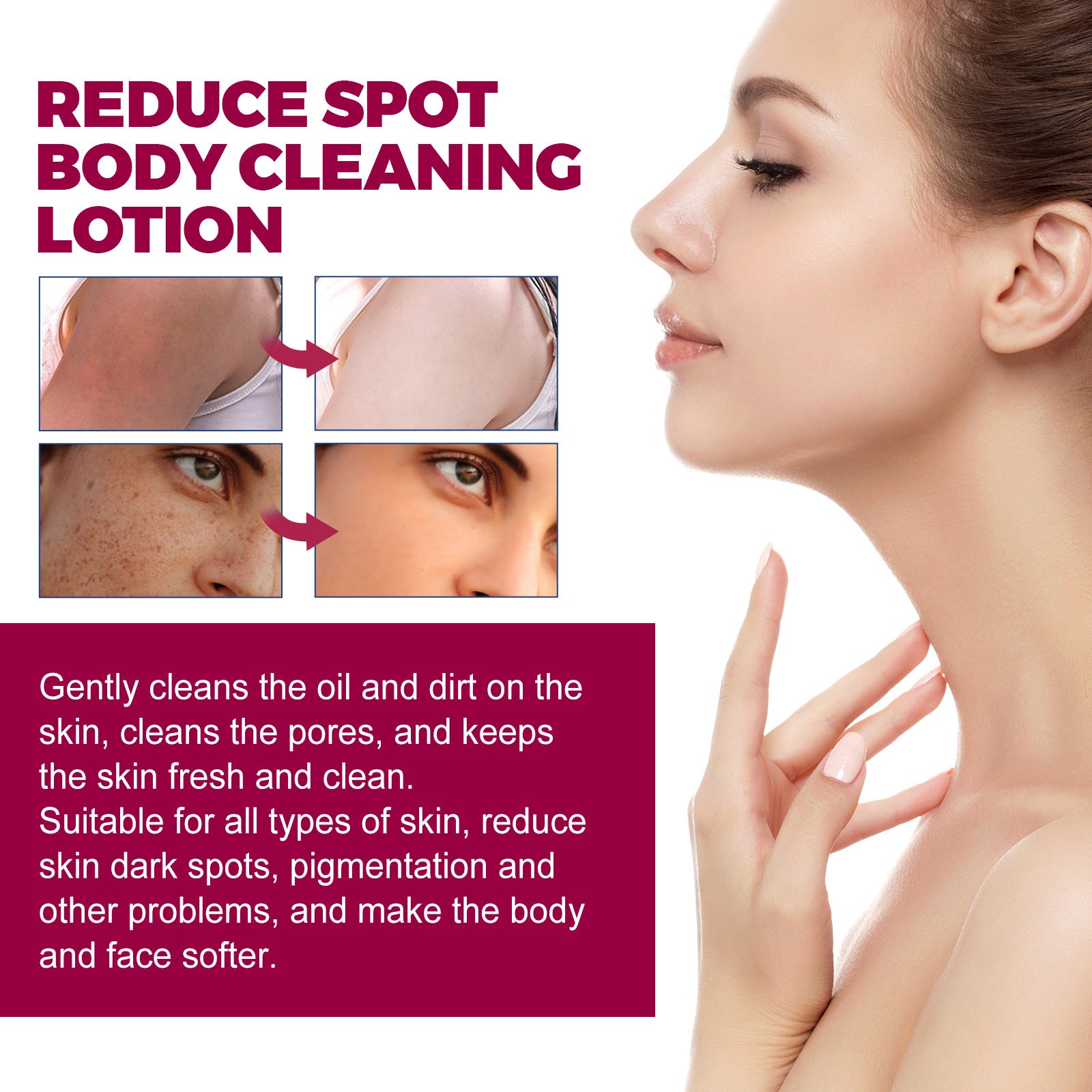 OUHOE Facial Cleanser Cleanser For Cleansing Pores, Moisturizing, Hydrating, Soft, Refreshing And Firming Skin - 5 - CJ