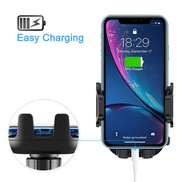 360Universal Mount Holder Car Stand Windshield For Mobile Cell Phone GPS - 5 - CJ