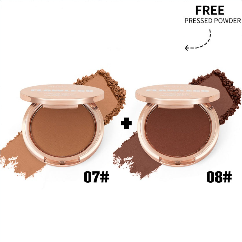 PHOFAY Matte Setting Pressed Powder - 4 - CJ - Set4 - CJCZ203768613MN