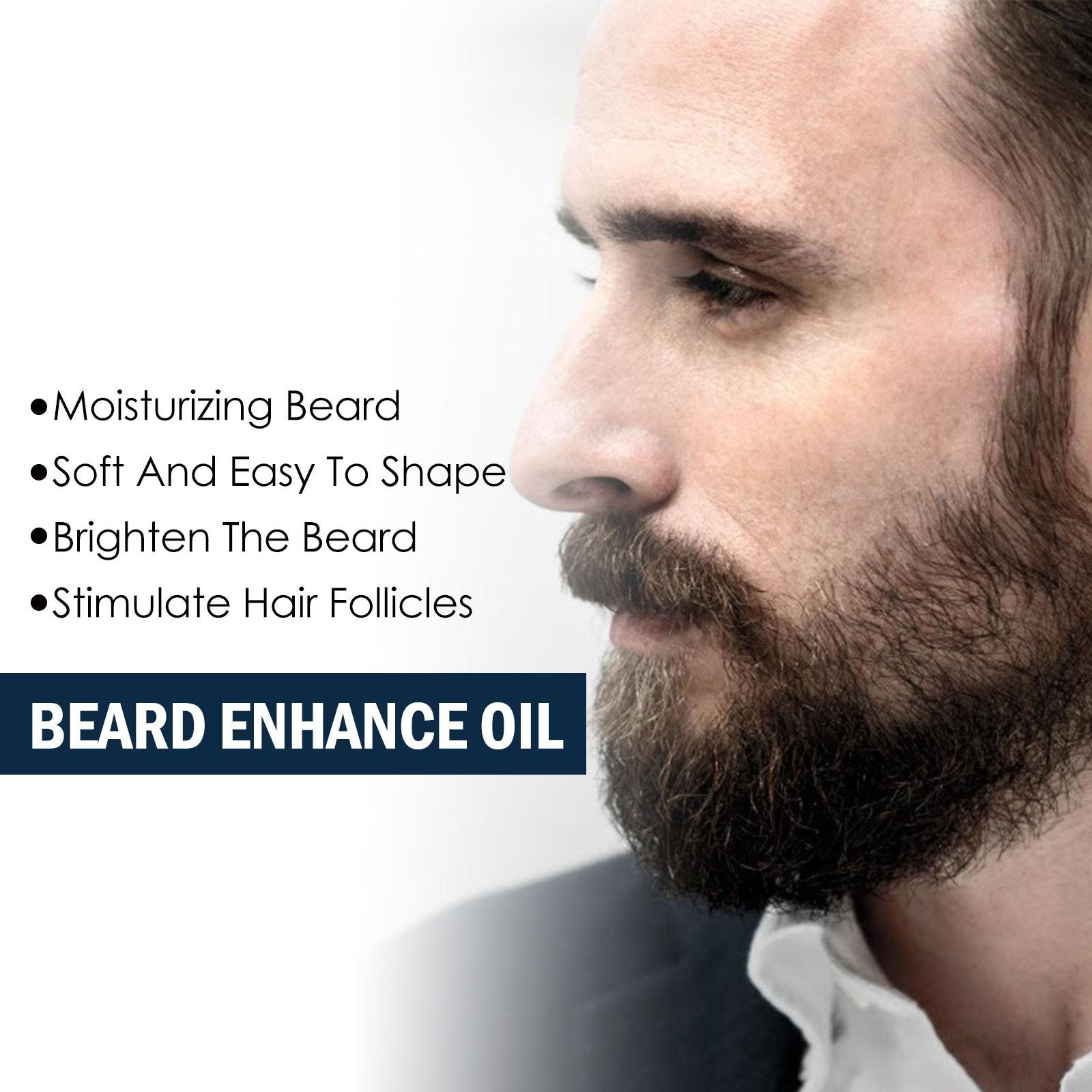 EELHOE Beard Care Oil - Strengthen And Nourish Beard Roots Moisturizing And Shine - Enhancing Beard Growth Serum For Men Hair Care Hydrating - 5 - CJ