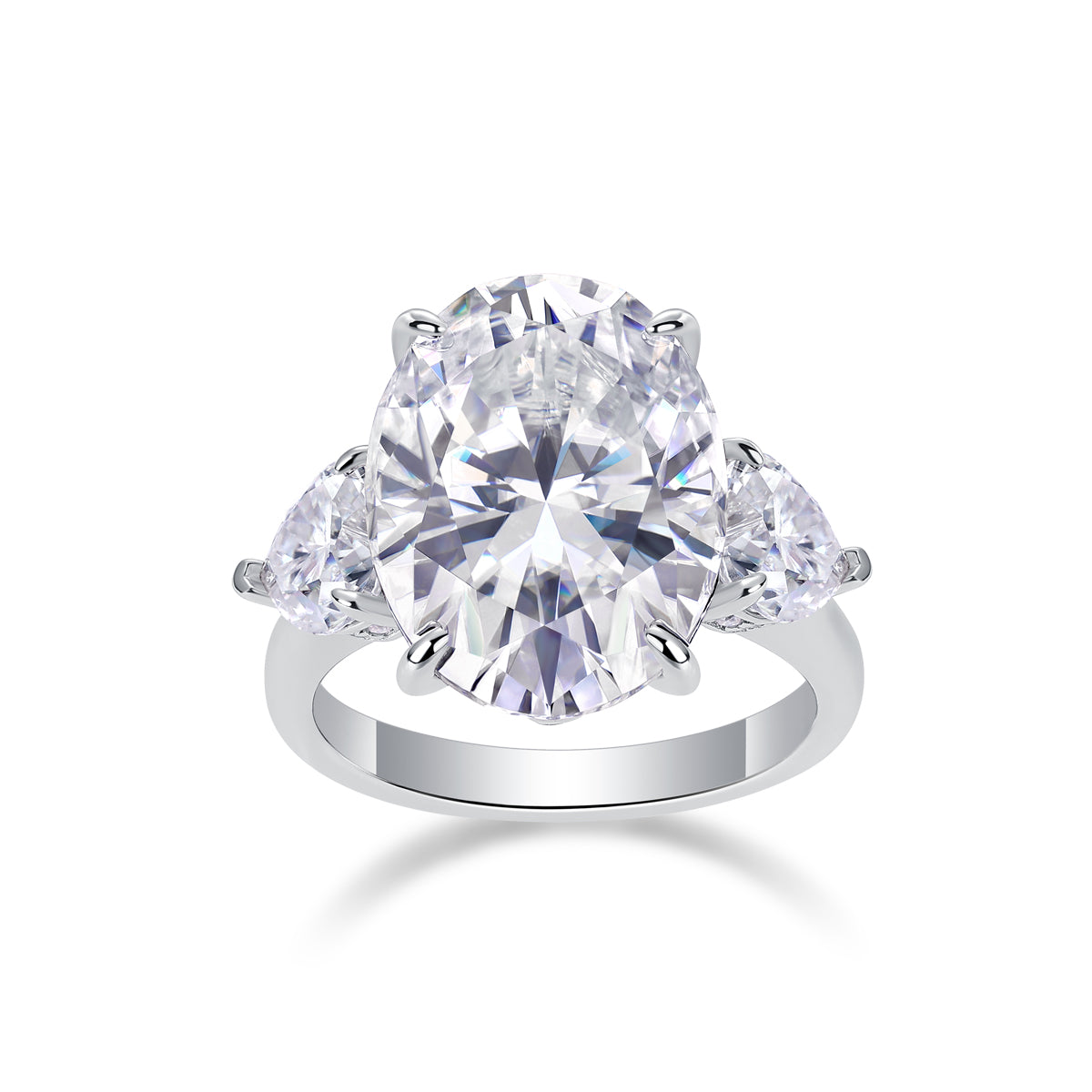 1Soul Resonance - A Fashionable And Luxurious Jewelry Accessory Set With Moissanite S925 Sterling Silver And Platinum - plated Diamond Prohibit TikTok sales - 5 - CJ