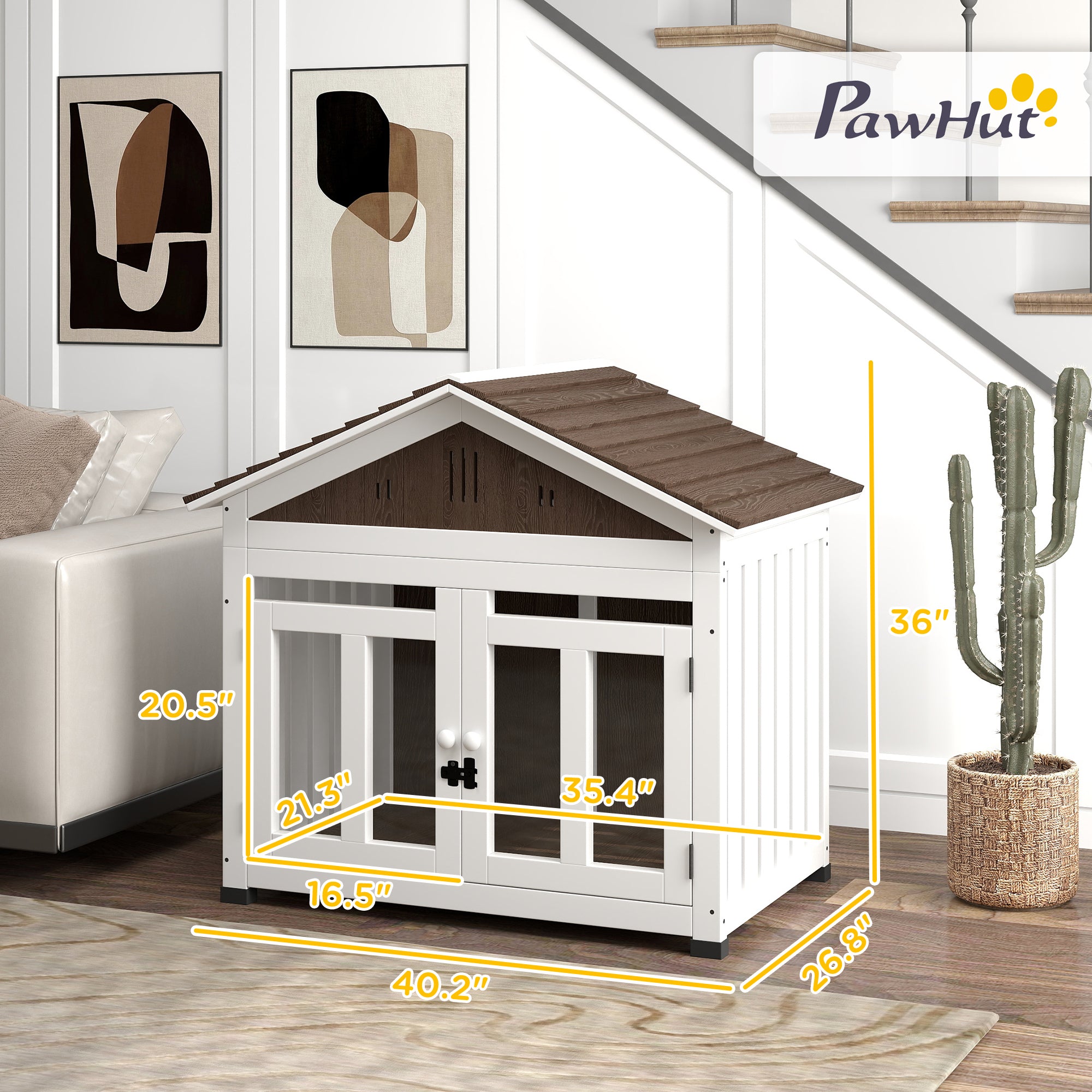 L Dog House Outdoor Indoor for Small - 5 - cjdroshippping