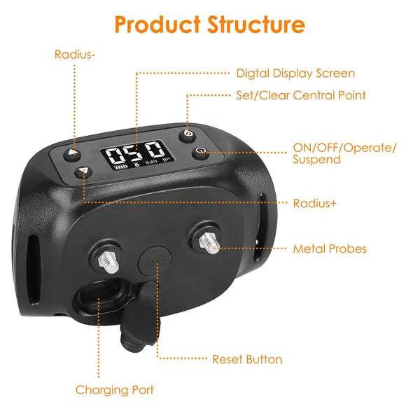 2 In 1 Dog GPS Fence Tracker Wireless GPS Dog Fence GPS Dog Collar With 32 - 2887FT Radius IPX6 Waterproof - 5 - CJ