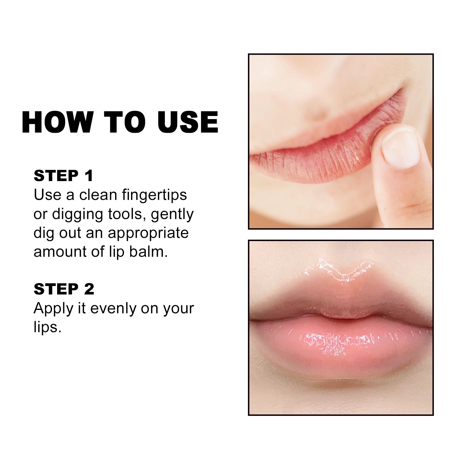 Hoygi Lip Balm, Fade Lip Lines Anti Cracking And Peeling Hydrating Plentiful Water Embellish Lip Care - 5 - CJ