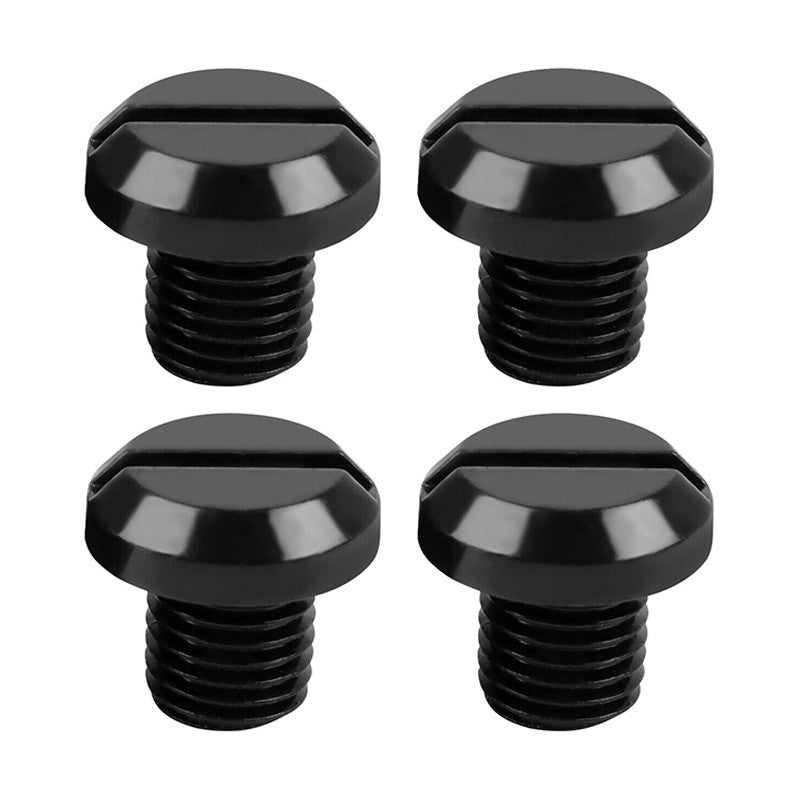 Universal Motorcycle Mirror Hole Blanking Plugs M10 Black Screws Bolts Cap 4 Pcs - 5 - CJ