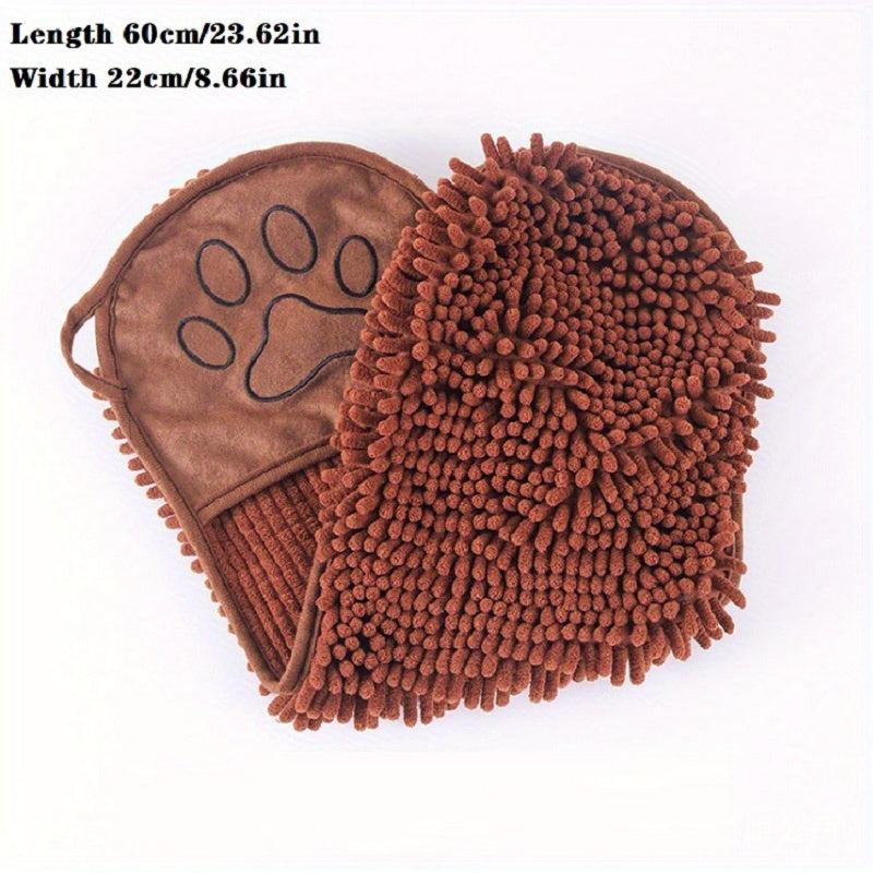 Absorbent Dog Towel, Microfiber Quick Drying Towel Machine Washable With Hand Pockets Pet Towel For Medium Large Dog Super Absorbent Pet Towel Quickly Dry Your Dog Or Cat After Bath Time - 5 - CJ