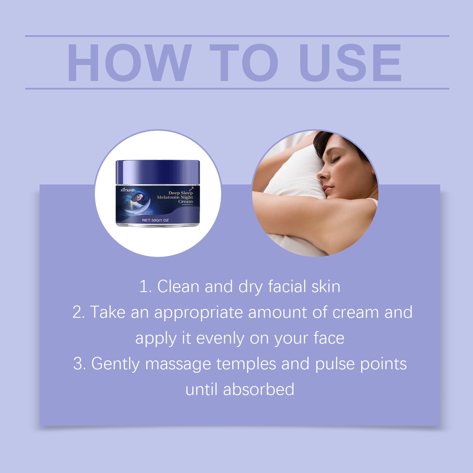 Ximonth Soothing Night Cream Pamper The Night By Relieving Sleep Discomfort And Enhancing Sleep Comfort - 5 - CJ