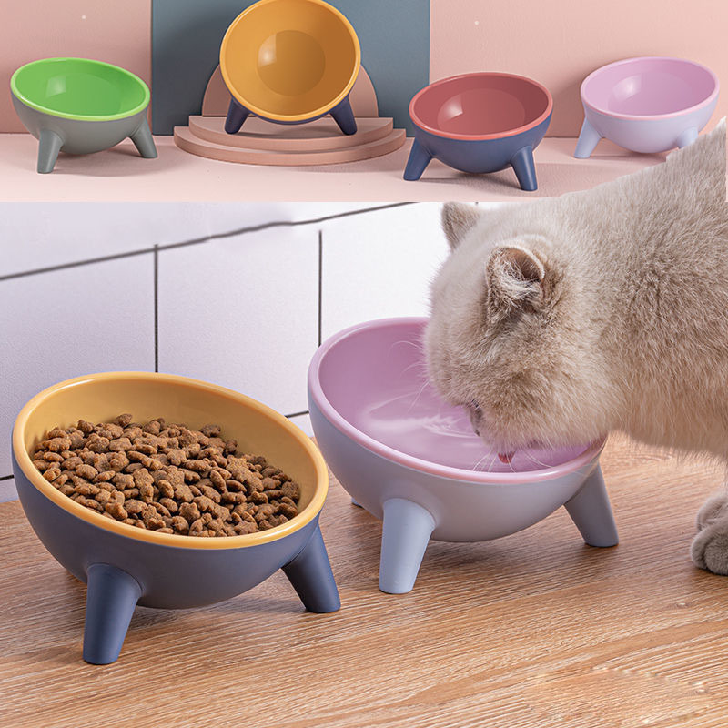 Cat Dog Bowl With Stand Pet Feeding Food Bowls Dogs Bunny Rabbit Nordic Color Feeder Product Supplies Pet Accessories - 0 - CJ