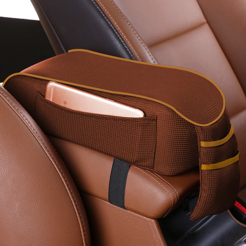 Car accessories armrest box pad - 0 - CJ - Coffee - CJQCNBQC00222 - Coffee