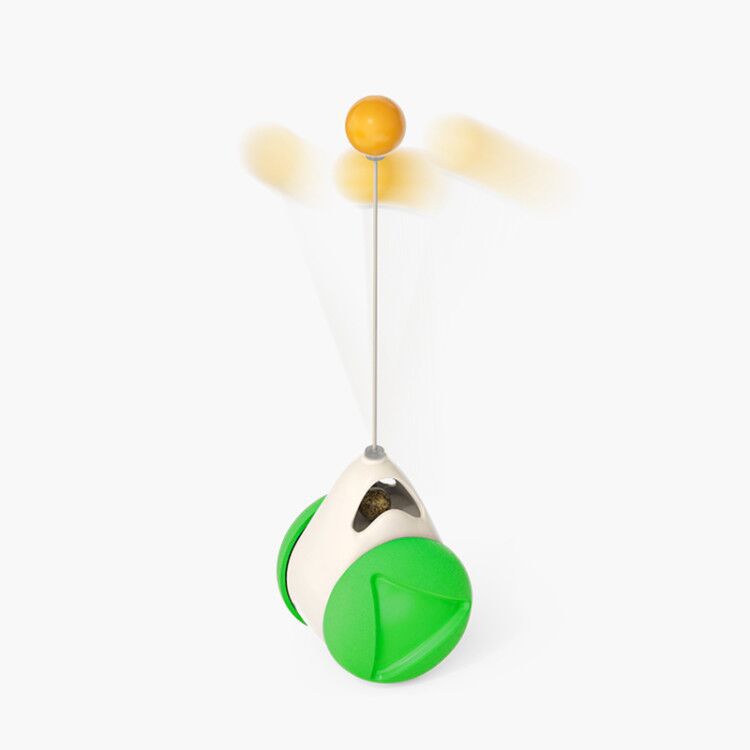Cat Rotating Windmill Multi - Function Toys Itch Scratching Device Teeth Shining Toy - 0 - CJ - Green Balance car - CJJJCWGY01430 - Green Balance car