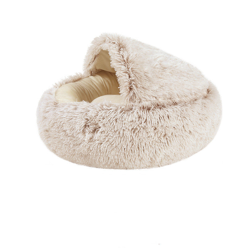 Crystal velvet warm round half - pack cat litter - 0 - CJ