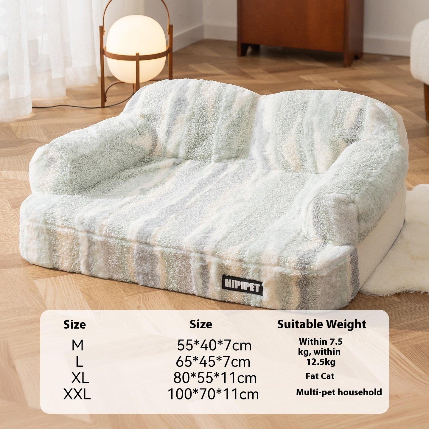 LaTeX Fleece - lined Thickened Sofa Backrest Pet Bed - 0 - CJ